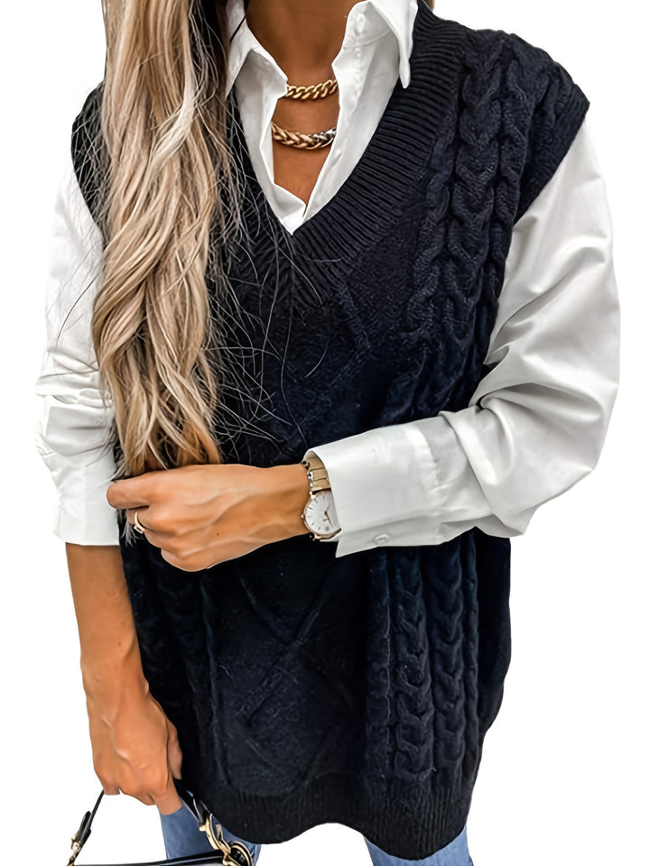 Lisanne | Gebreide Spencer met V-hals