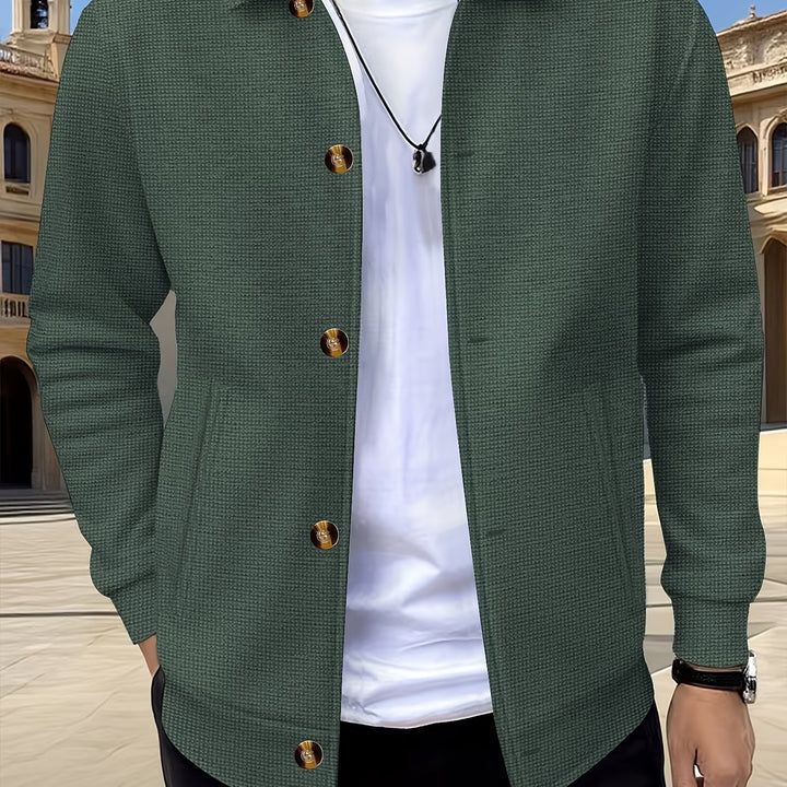 Ewald | Verfijnd Getextureerd Overshirt