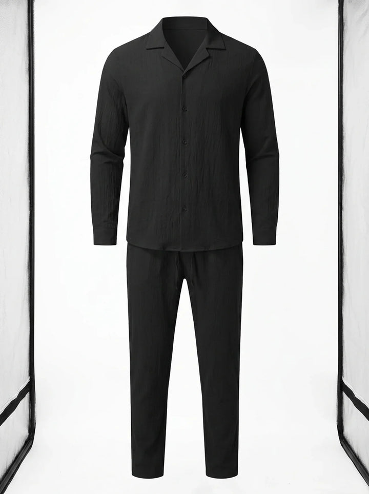 Davy | Comfortabele Set met Overhemd en Broek