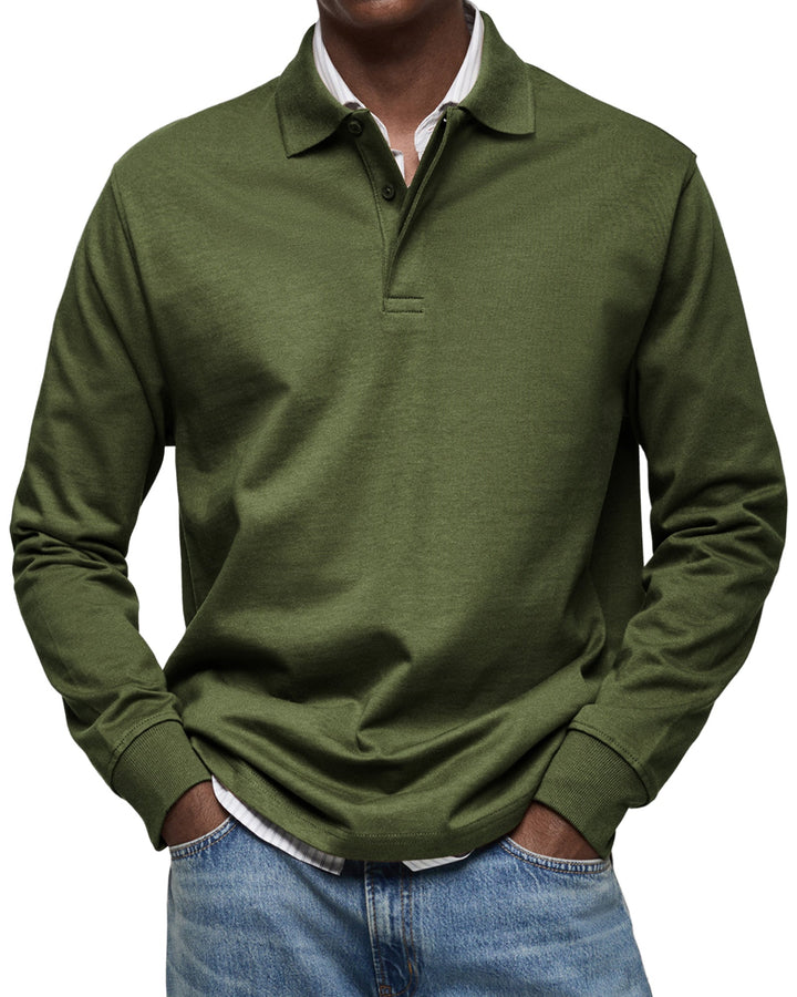 Thomas | Luxe Poloshirt Lange Mouwen