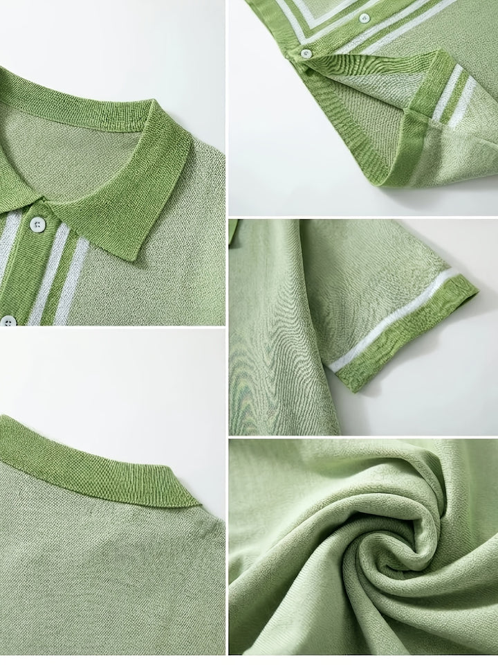Arjen | Klassiek Gestreept Poloshirt