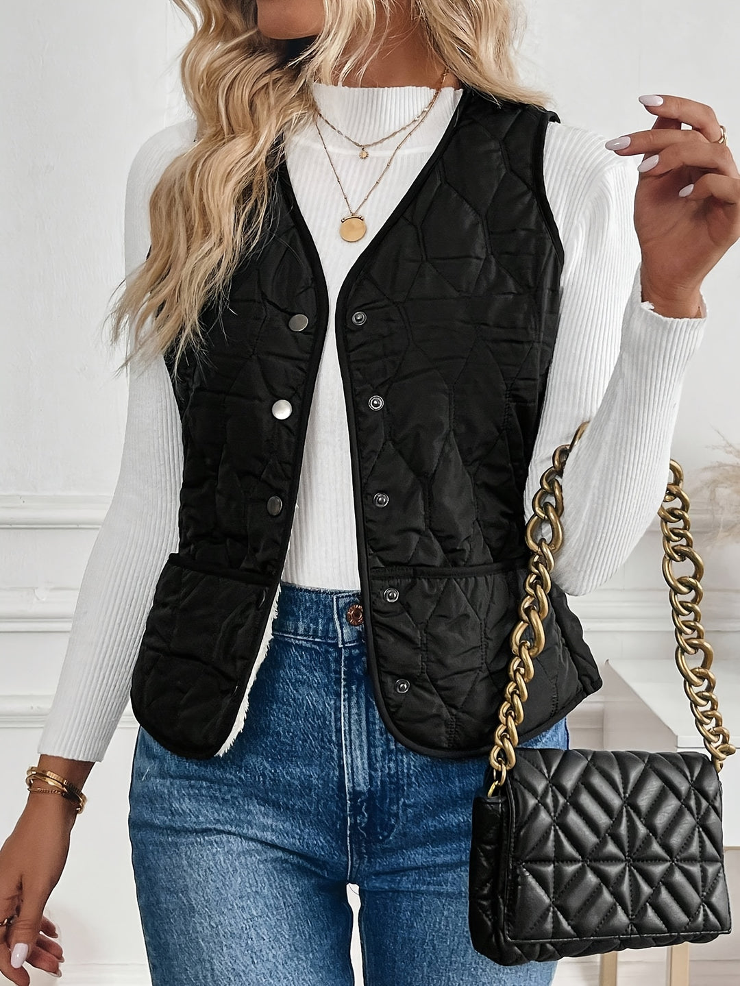 Miranda | Gevoerde Mouwloze Bodywarmer