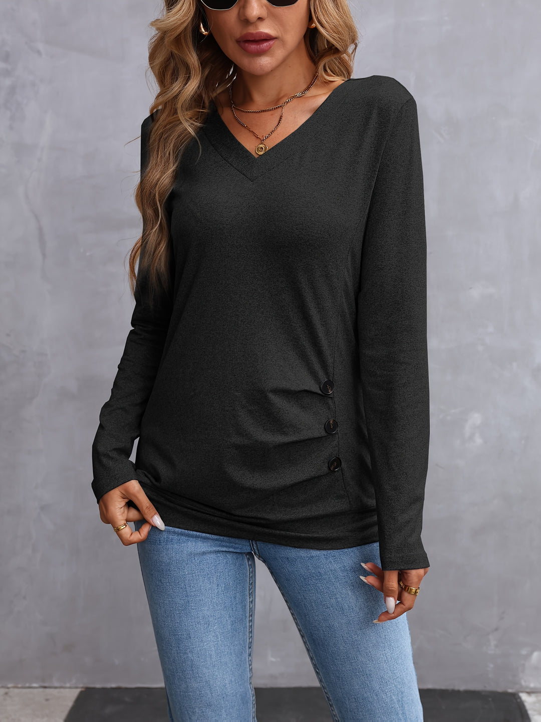 Diana | Elegante V-Hals Tuniek