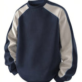 Jelle | Sportieve Colourblock Sweater