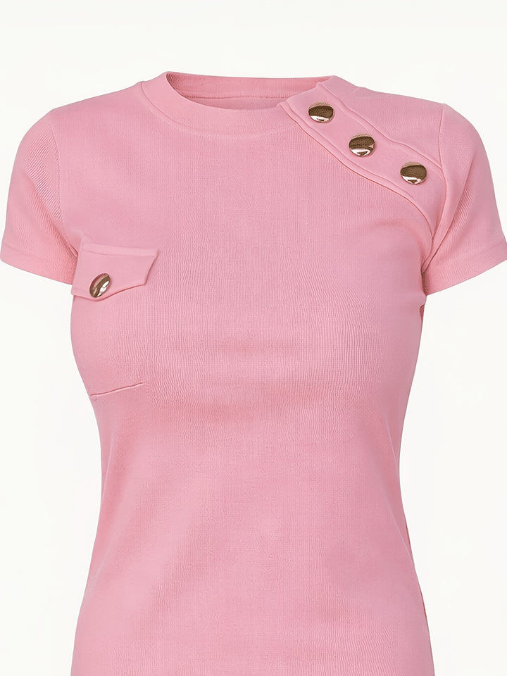 Hanne | Elegant Shirt met Sierknopen