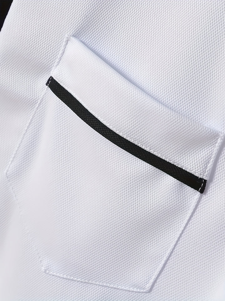 Bauke | Verfijnde Poloshirt met Rits
