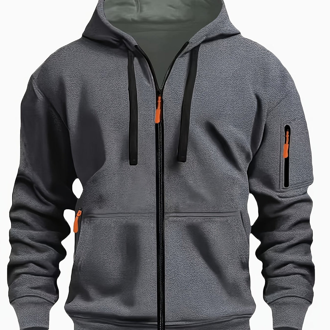 Duco | Comfortabele Sportieve Hoodie met Rits