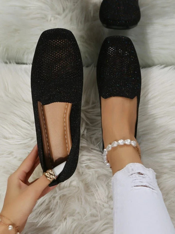 Lieke | Comfortabele Gebreide Loafers
