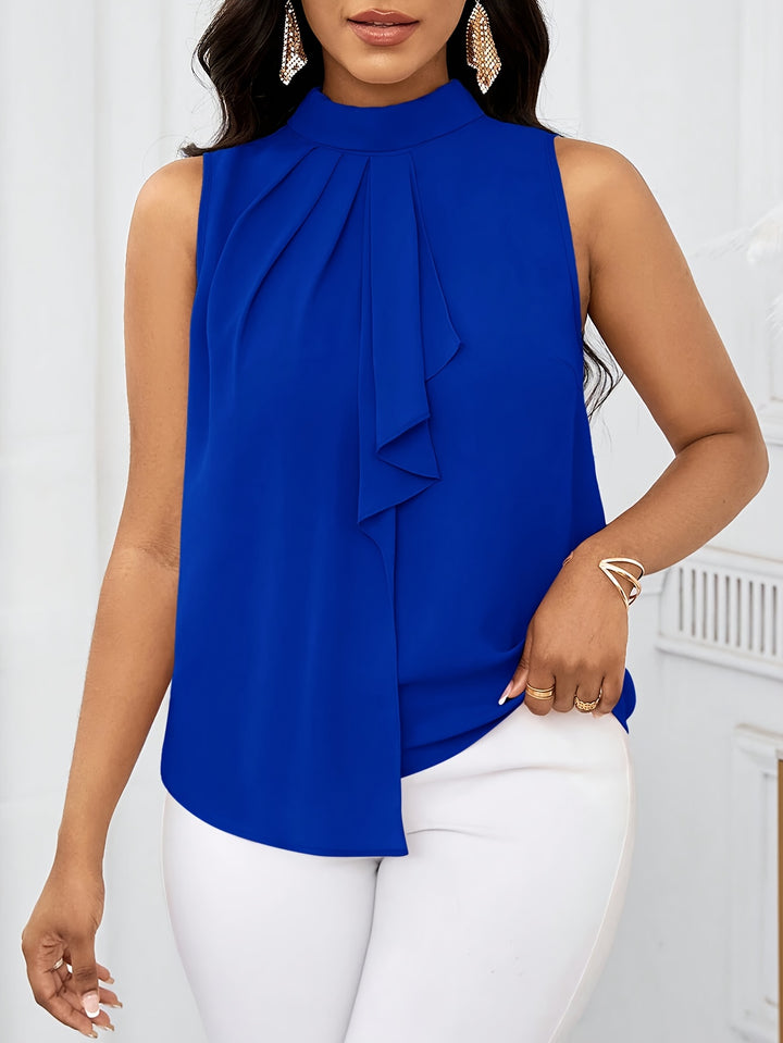 Neeltje | Elegante Mouwloze Top met Striksluiting