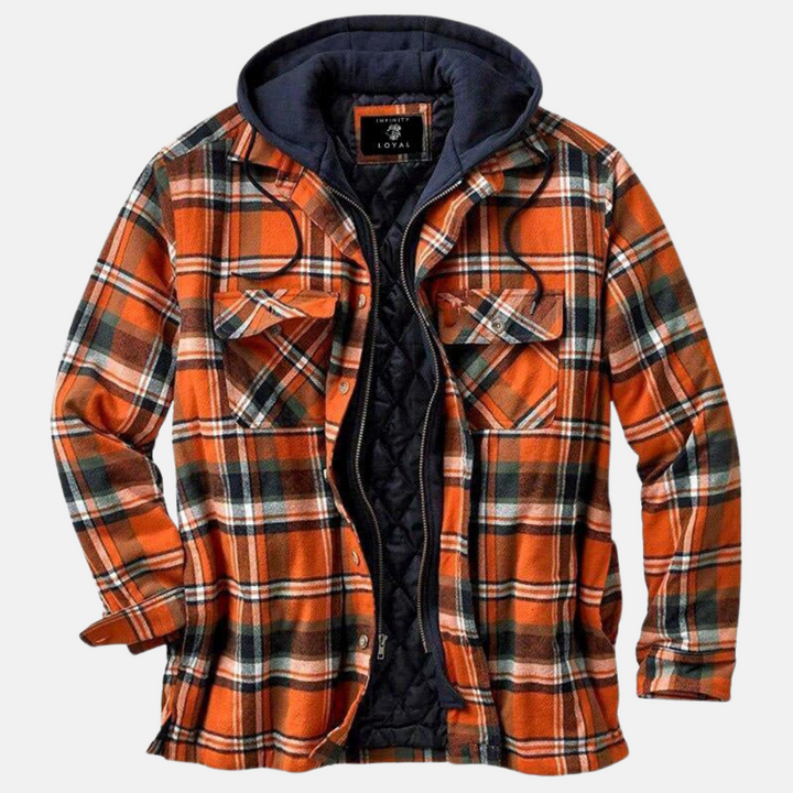 Reinder | Warm Geruit Jack met Capuchon