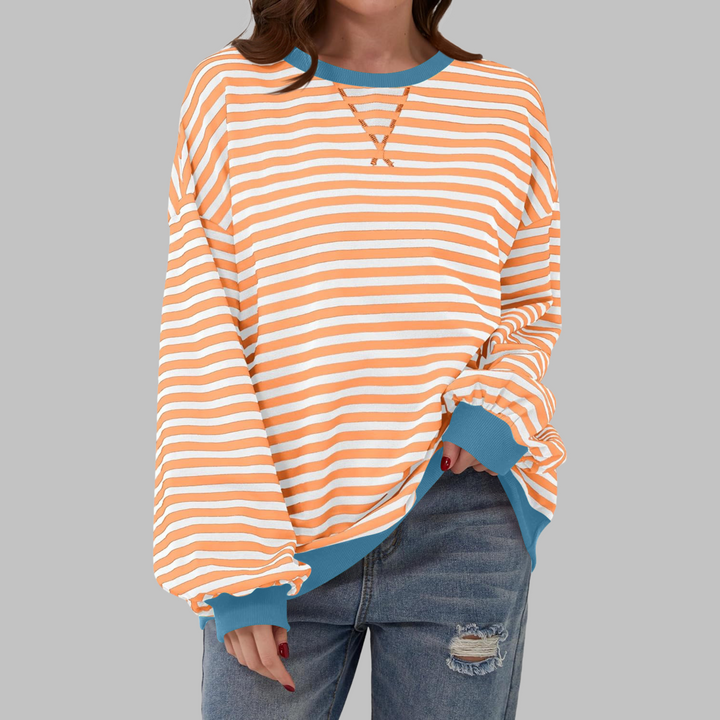 Jasmijn | Casual Gestreepte Sweater