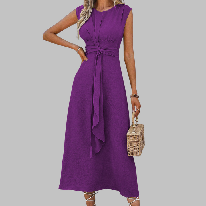Maud | Elegante Mouwloze Maxi-jurk