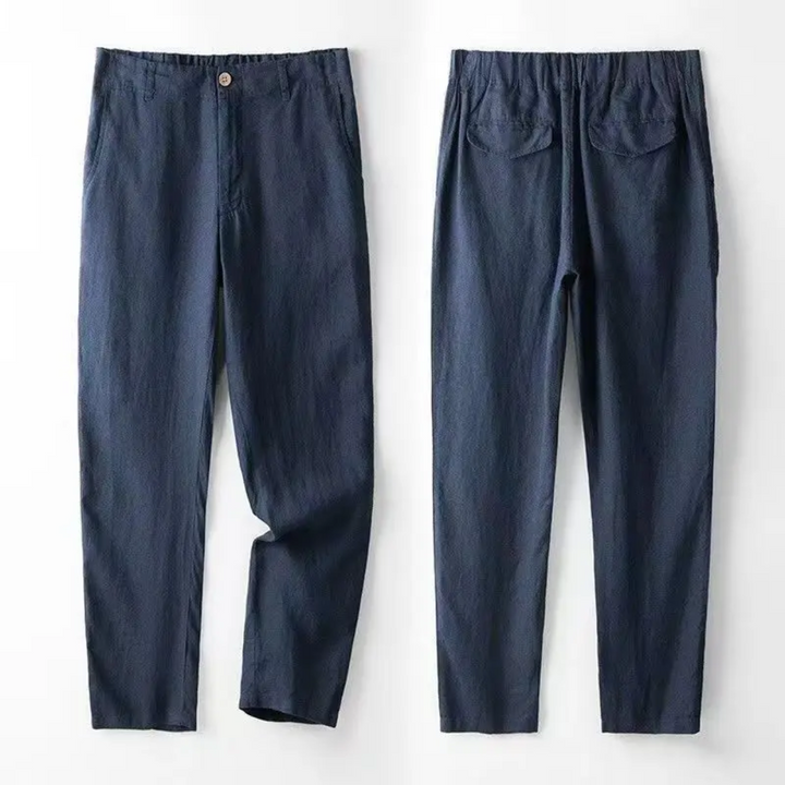 Roland | Zomerse set met overhemd en broek in casual stijl