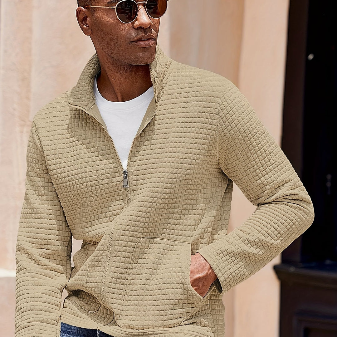 Aart | Comfortabel Ritsvest met Opstaande Kraag