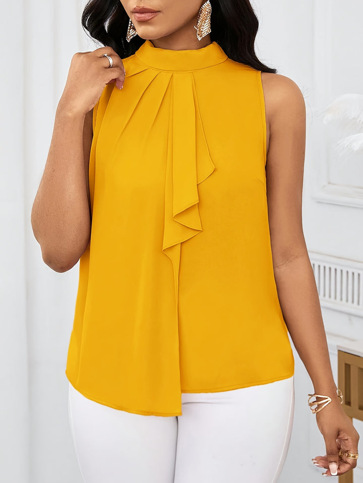 Neeltje | Elegante Mouwloze Top met Striksluiting