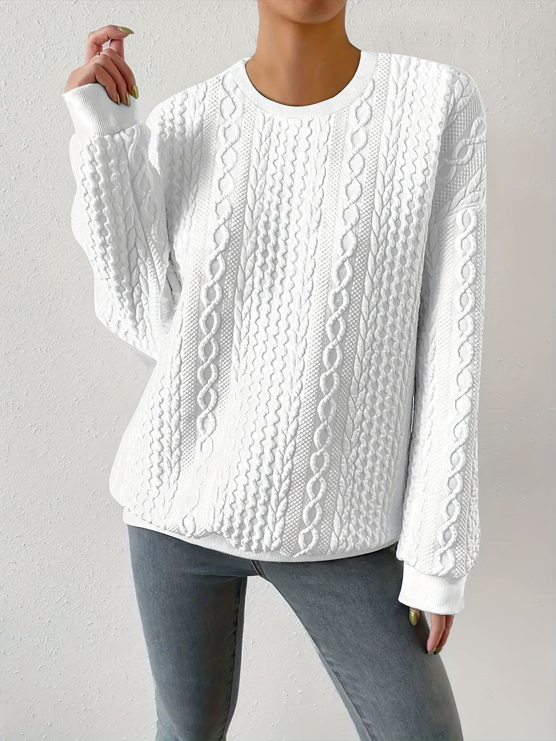 Heleen | Verfijnde Structuur Sweater