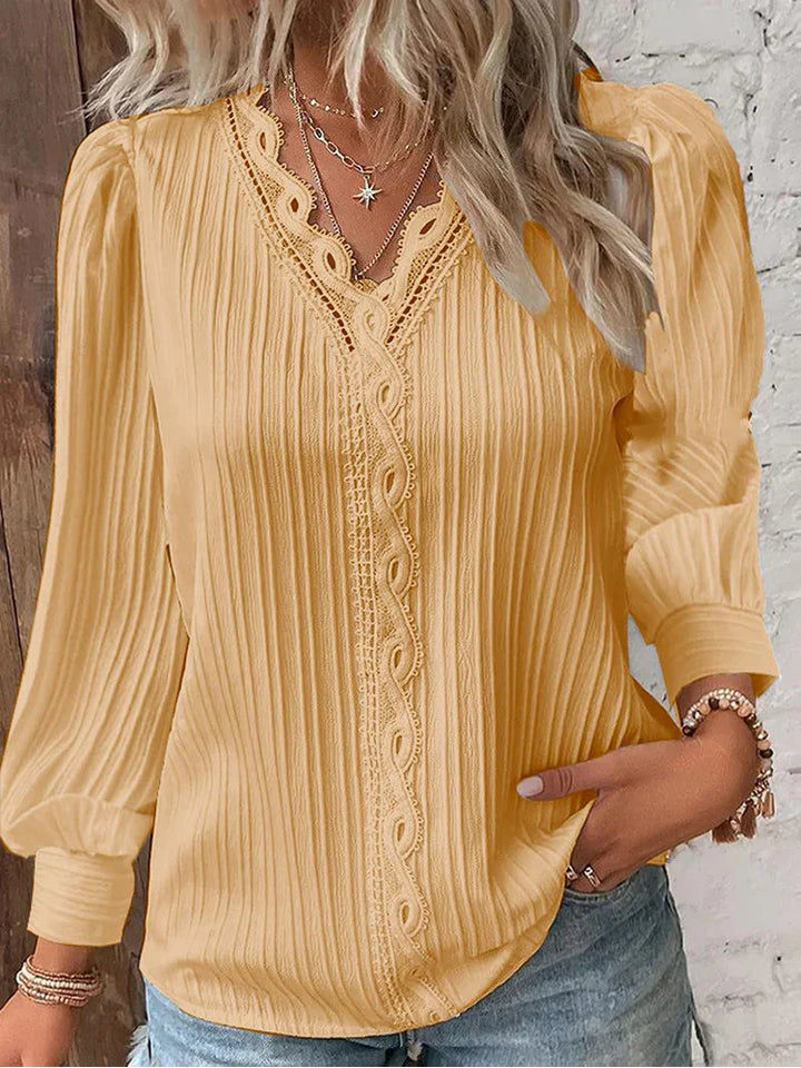 Hanna | Verfijnde blouse met kanten details