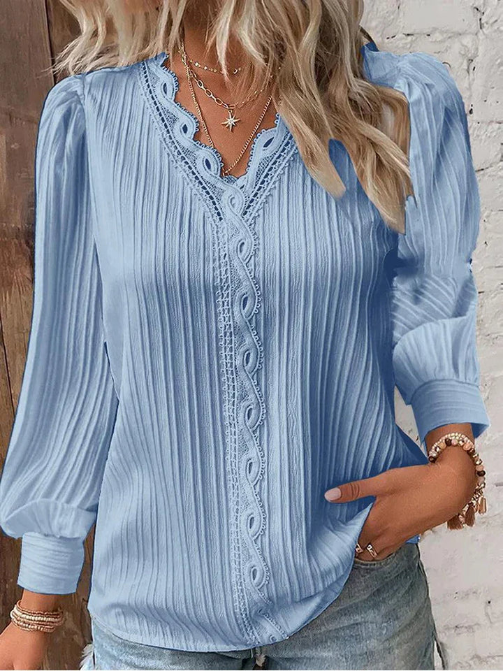 Hanna | Verfijnde blouse met kanten details