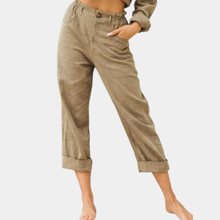 Lotte | Luchtige Linnen Zomerbroek