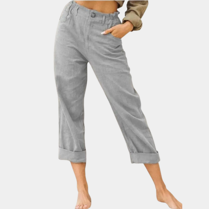 Lotte | Luchtige Linnen Zomerbroek