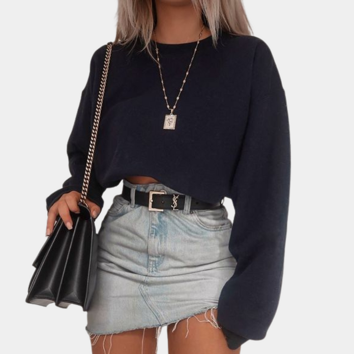 Sophie | Elegante Crop Top Lange Mouwen