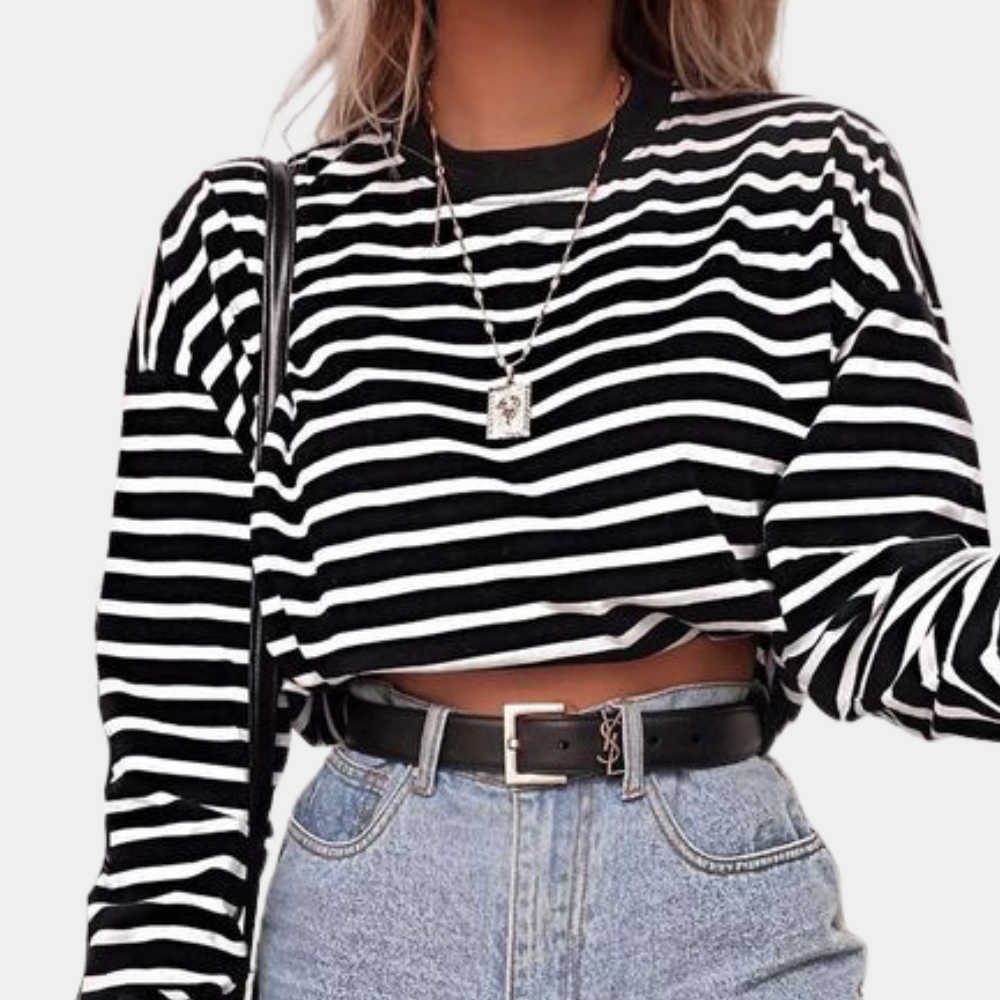 Sophie | Elegante Crop Top Lange Mouwen