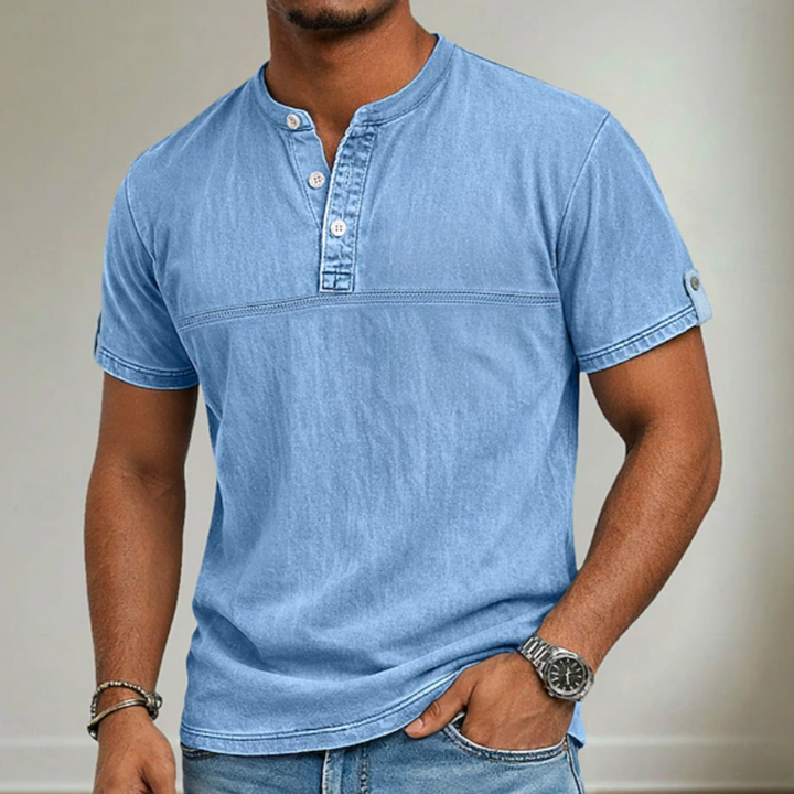 Daven | Casual Henley Shirt