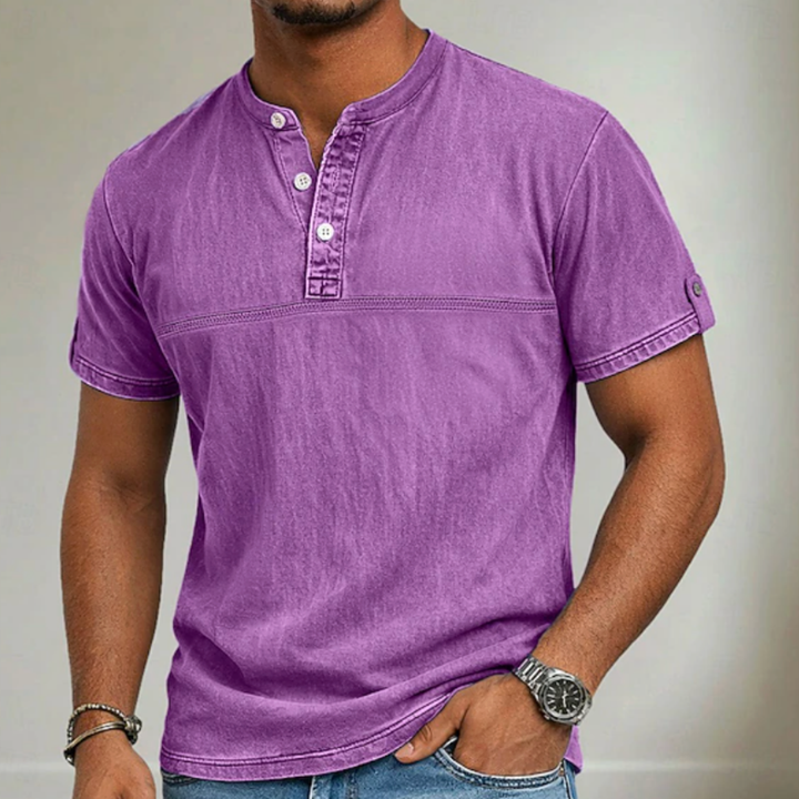 Daven | Casual Henley Shirt