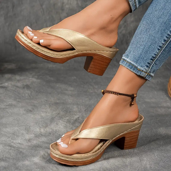 Wieke | Elegante Comfortsandalen met Hak