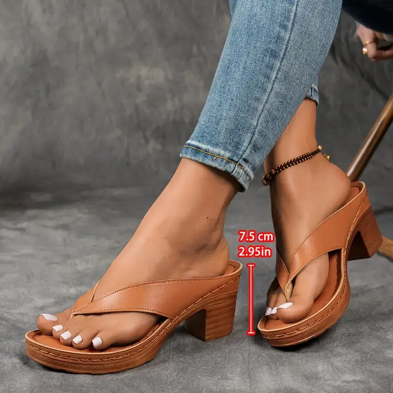 Wieke | Elegante Comfortsandalen met Hak