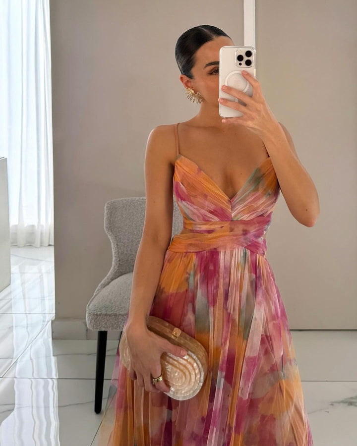 Anneloes | Losvallend Jumpsuit met Bloemmotief