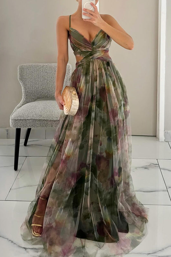 Anneloes | Losvallend Jumpsuit met Bloemmotief