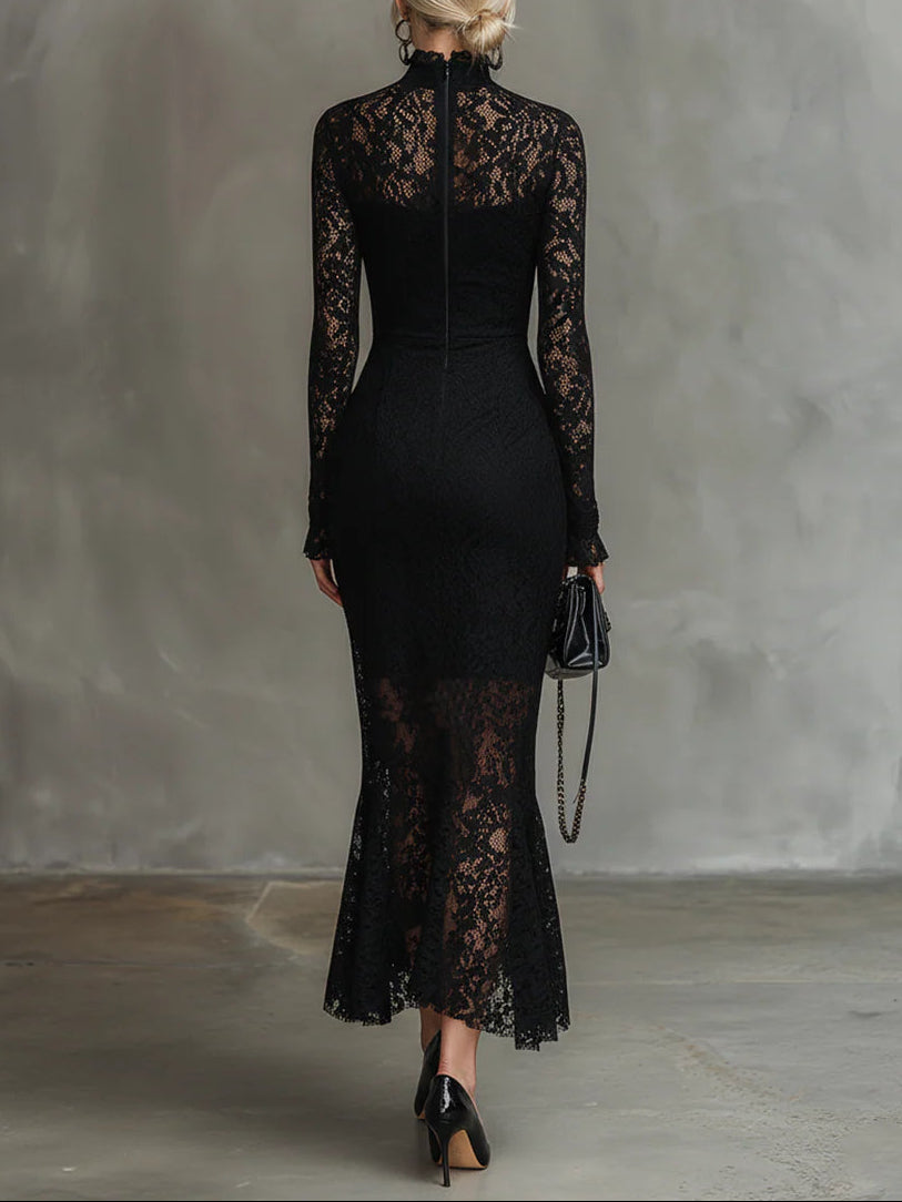 Sophie | Elegante Kanten Fishtail Avondjurk