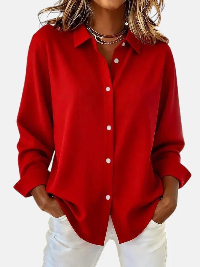 Fenna | Verfijnde Klassieke Blouse