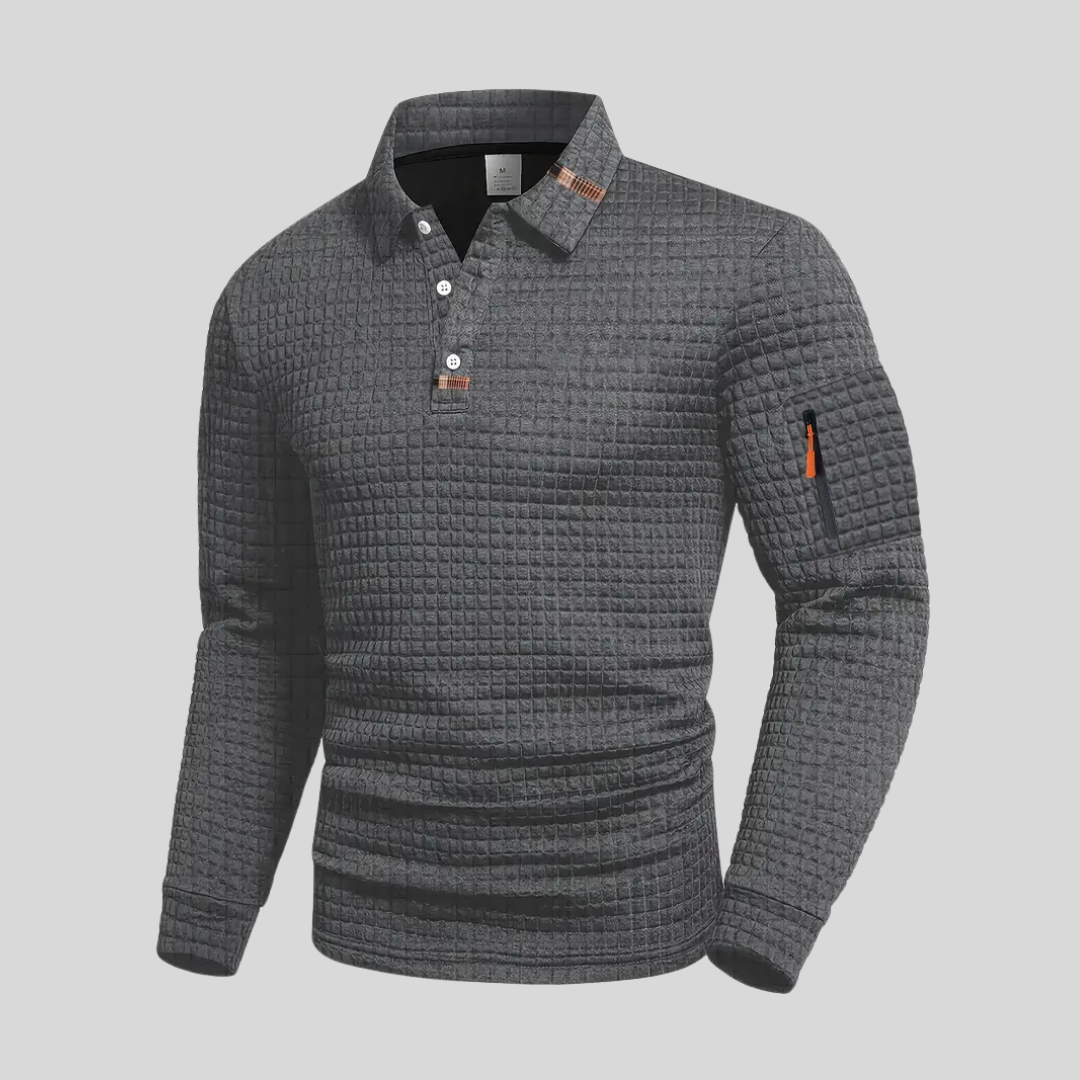 Diederik | Klassieke Poloshirt met Ritszak