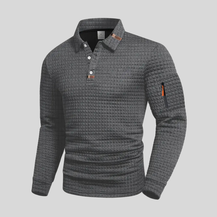 Diederik | Klassieke Poloshirt met Ritszak