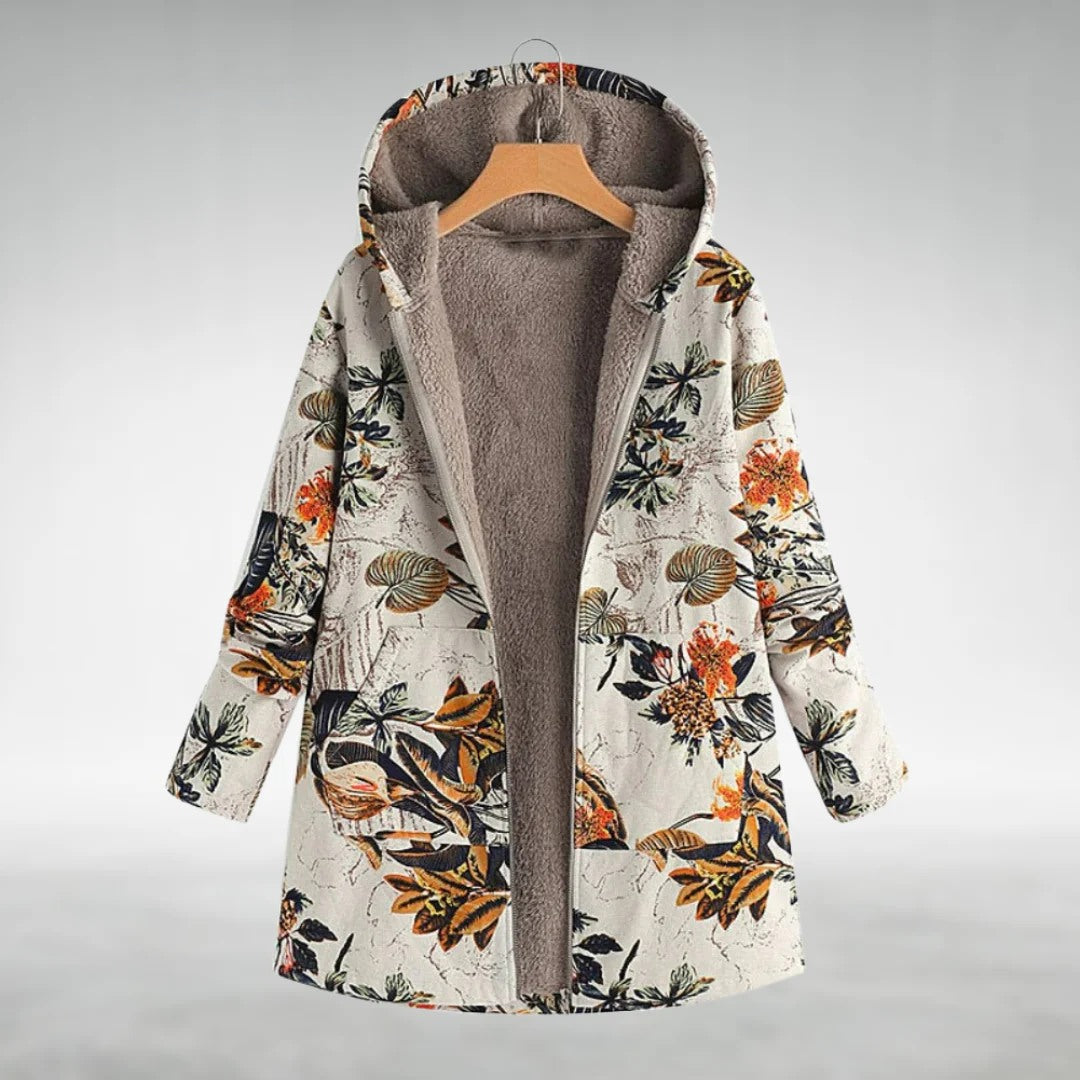 Fleur | Zachte Fleecevest met Bloemenprint