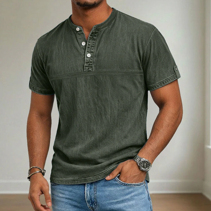 Daven | Casual Henley Shirt
