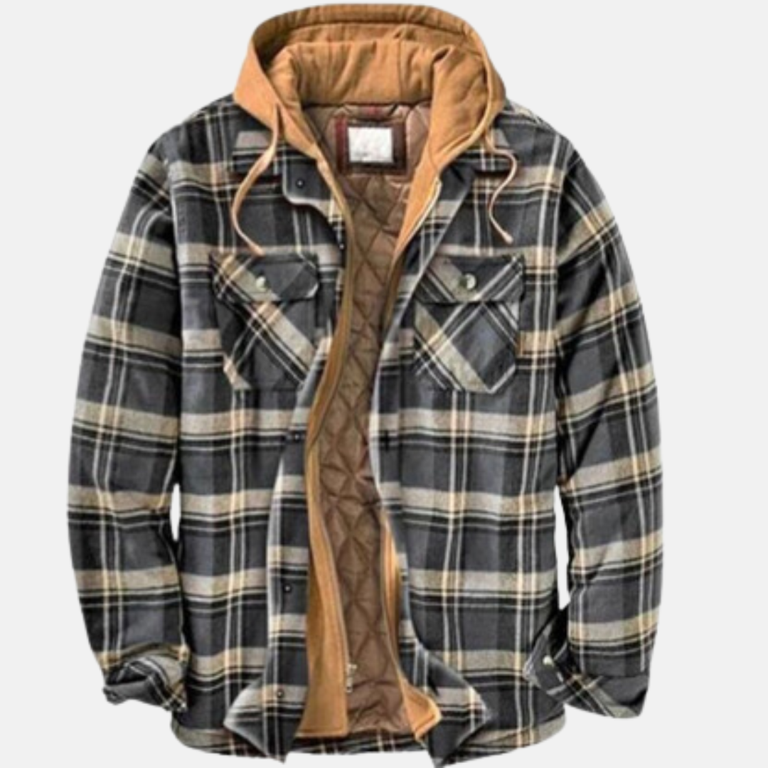 Reinder | Warm Geruit Jack met Capuchon