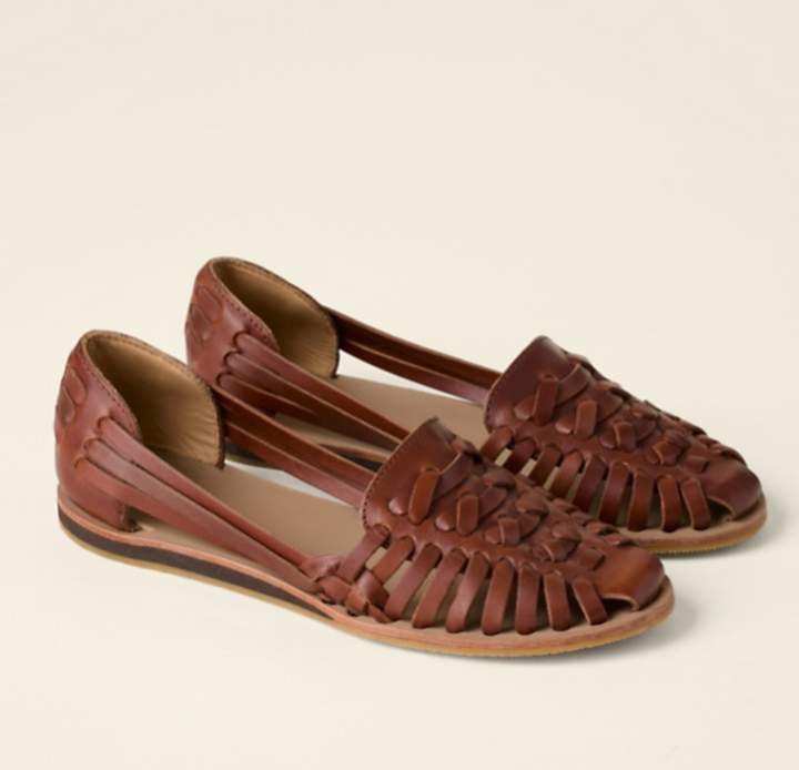 Nel | Verfijnde Gevlochten Sandalen