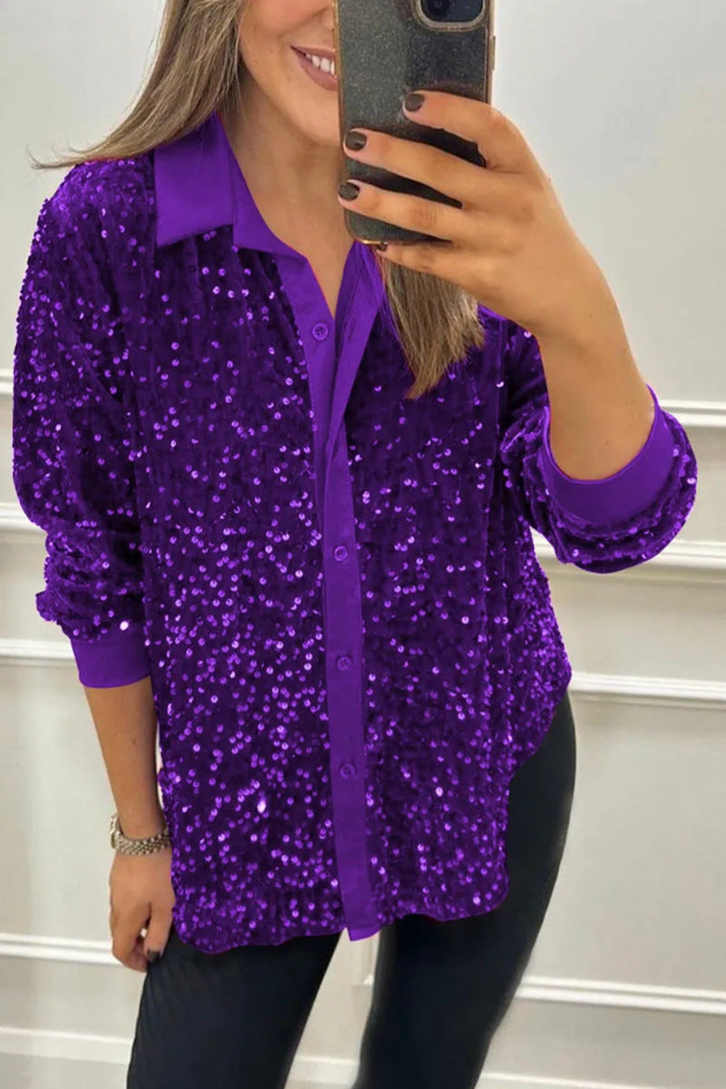 Nienke | Glinsterende Feestblouse