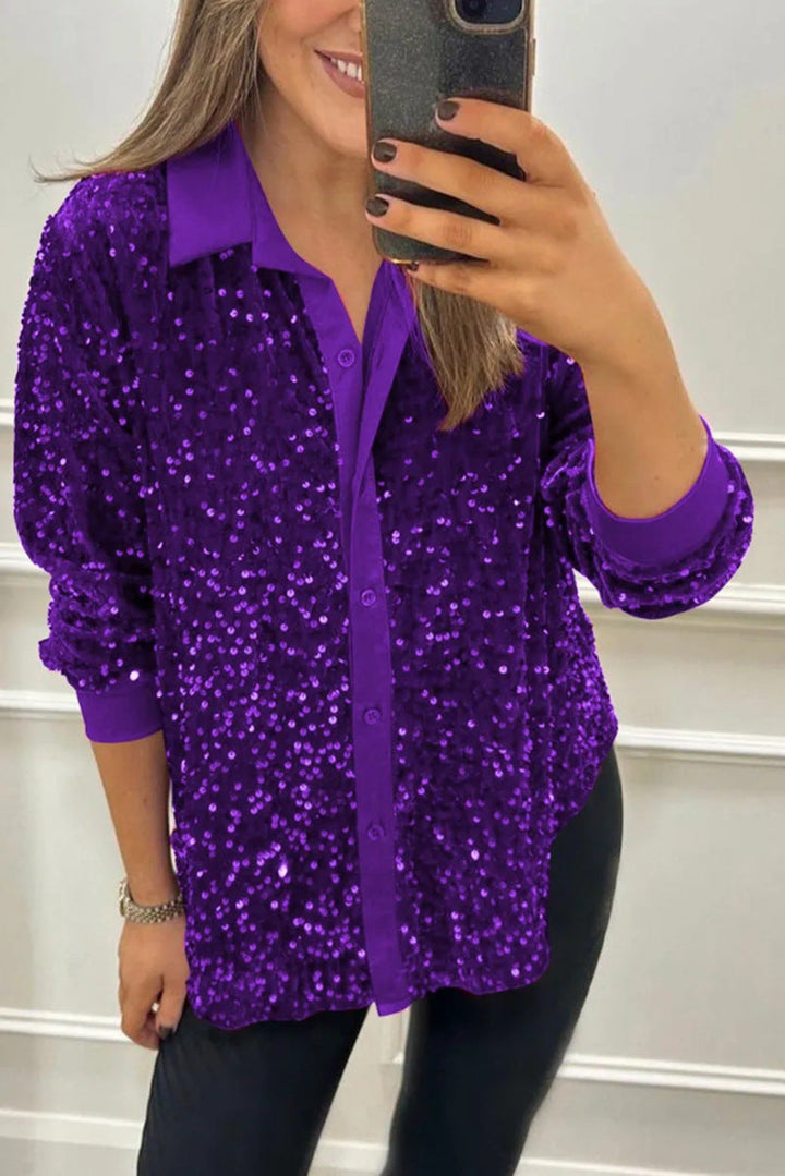 Nienke | Glinsterende Feestblouse