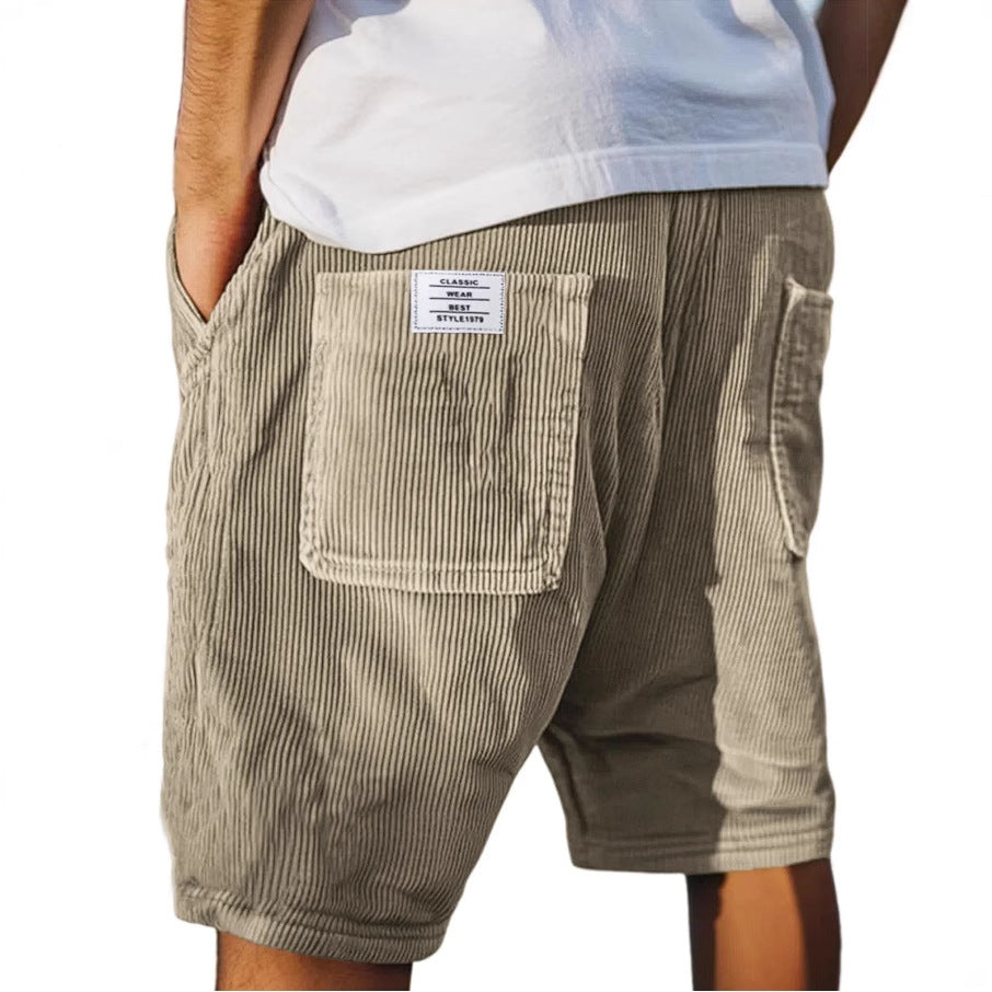 Halden | Verfijnde Gestructureerde Chino Short