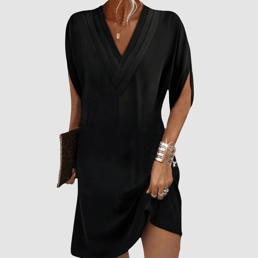 Alysa | Elegante V-Hals Feestjurk