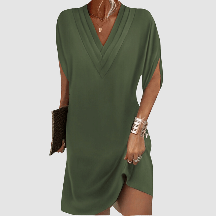 Alysa | Elegante V-Hals Feestjurk