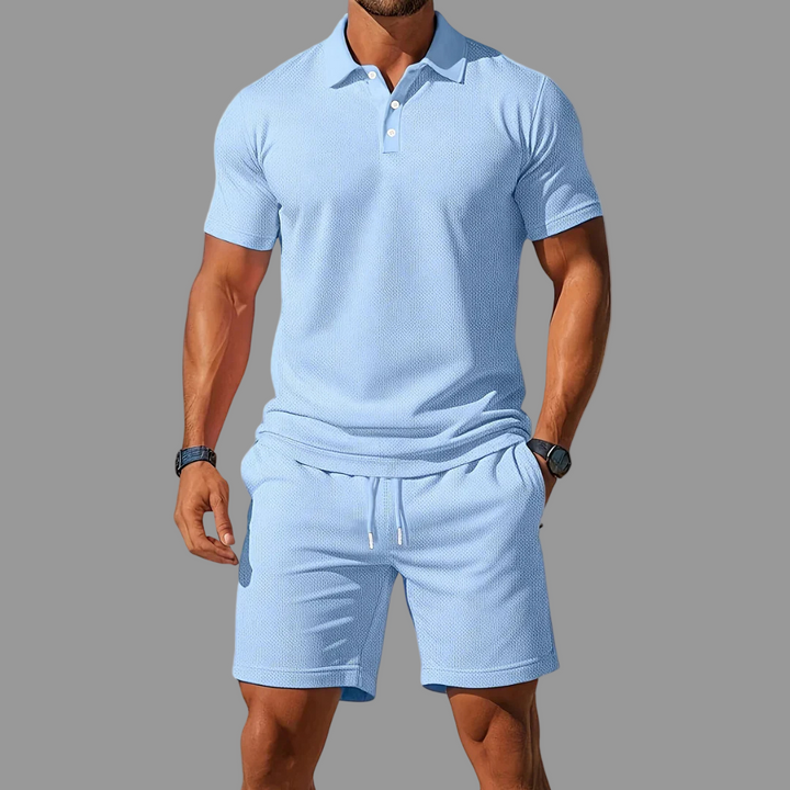 Sander | Stijlvolle Polo Tweedelige Set