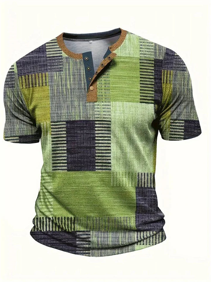 Beeckhoven  | Kleurrijk Heren Shirt Met Korte Mouwen