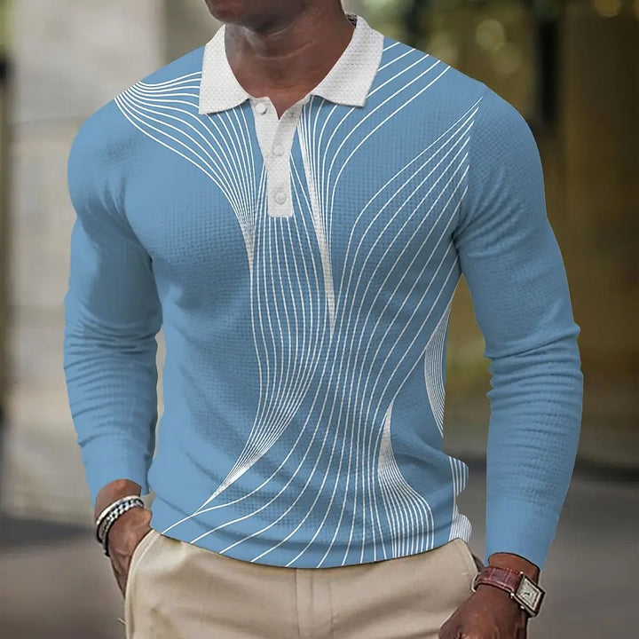 Beeckhoven  | Stijlvol Poloshirt Met Lange Mouwen