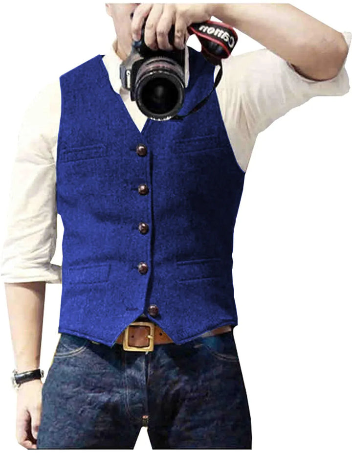 Floris | Klassiek Visgraat Gilet