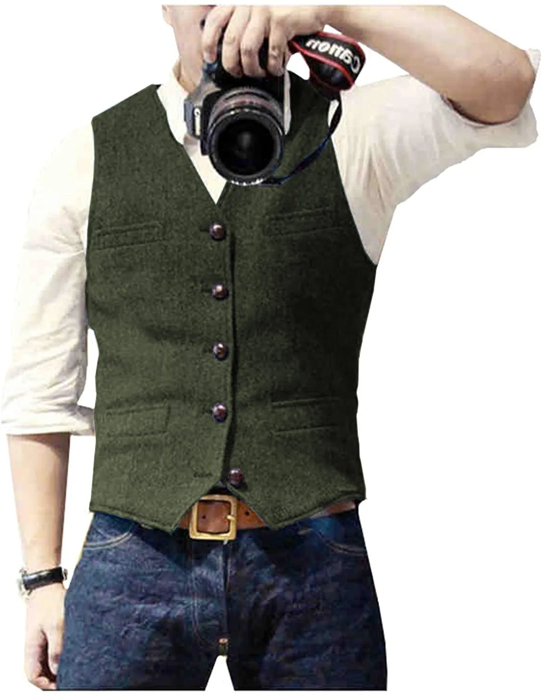 Floris | Klassiek Visgraat Gilet
